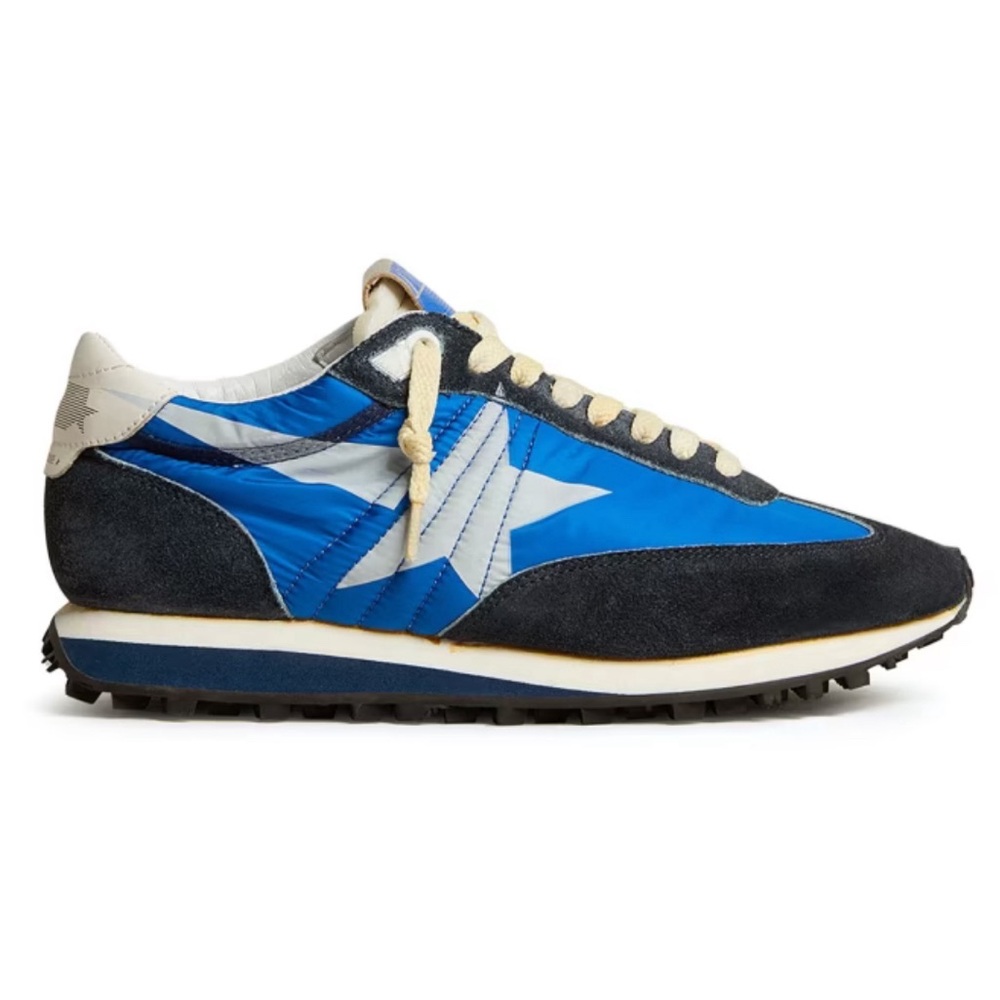Golden Goose Men Marathon Sneaker Blue Navy NIB Auth